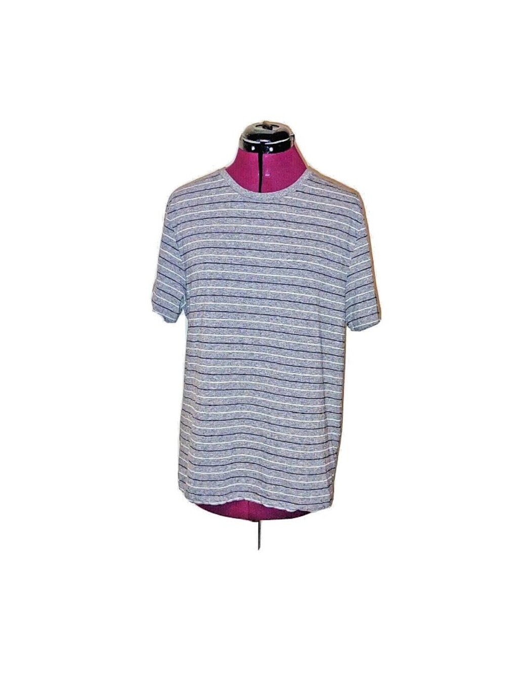 Old Navy Men’s T-Shirt Multicolor Striped Short Sleeve Size XL Soft Washed
